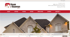 Desktop Screenshot of houseofbozemanrealty.com